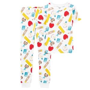Carter’s Kids Back to School Supplies Shirt and Pants Pajamas